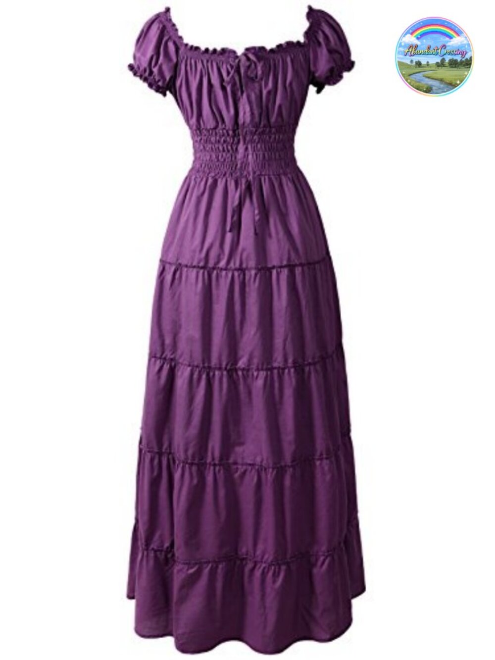 Renaissance Peasant Chemise Dress 100% Cotton Medieval Pirate Wench Costume